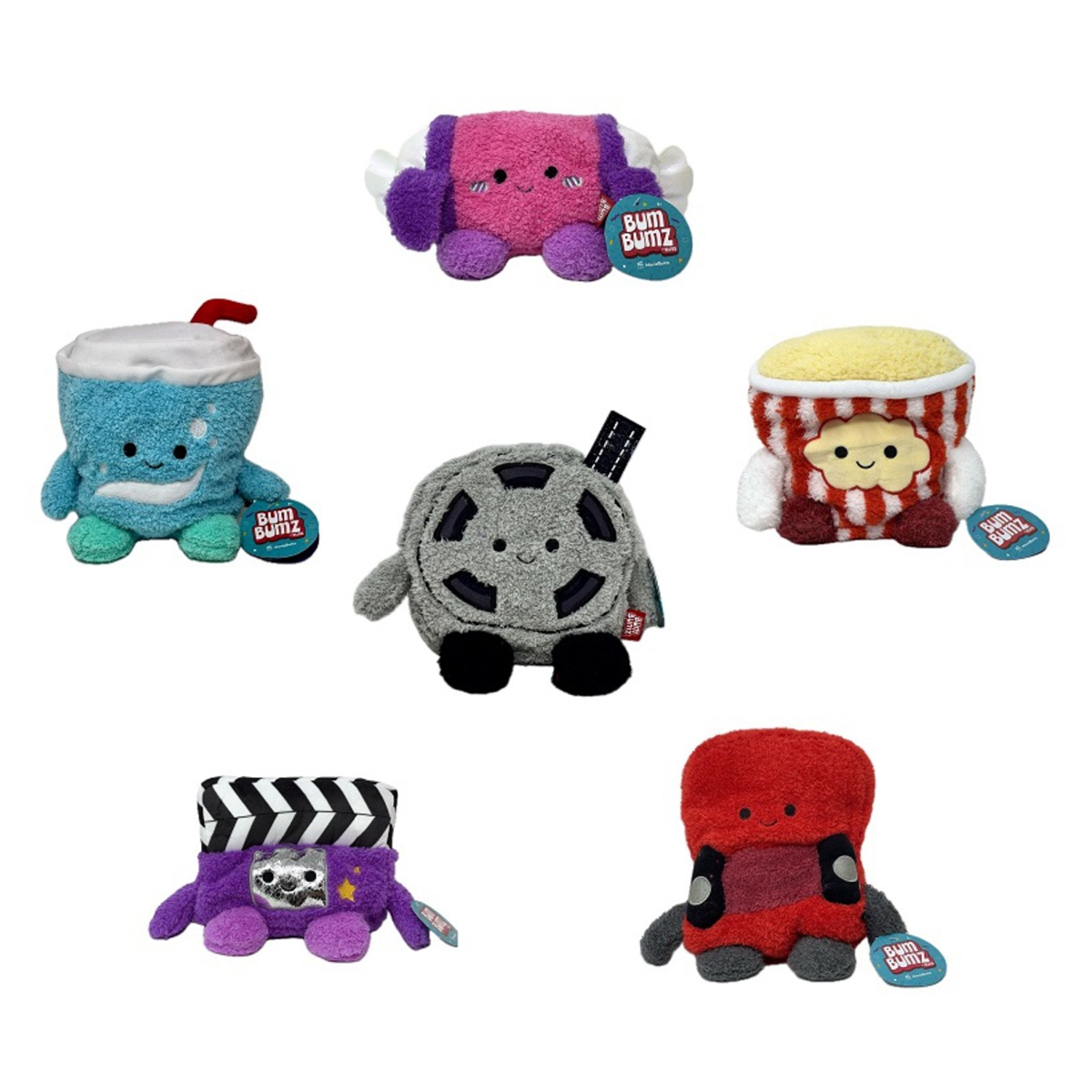 بومبمز لعبة ناعمة موفي بومز 7.5 إنش، متنوعة، للجنسين، من عمر 3 إلى 4 سنوات