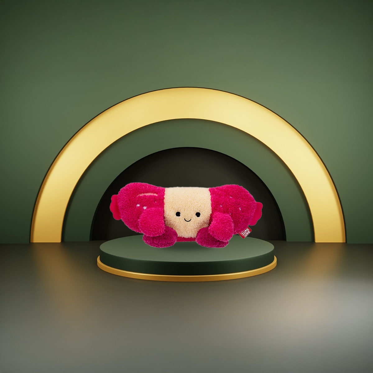 بومبمز دمية محشوة قابلة للجمع بيكنك بامز 7.5 إنش للجنسين، 3-4 سنوات