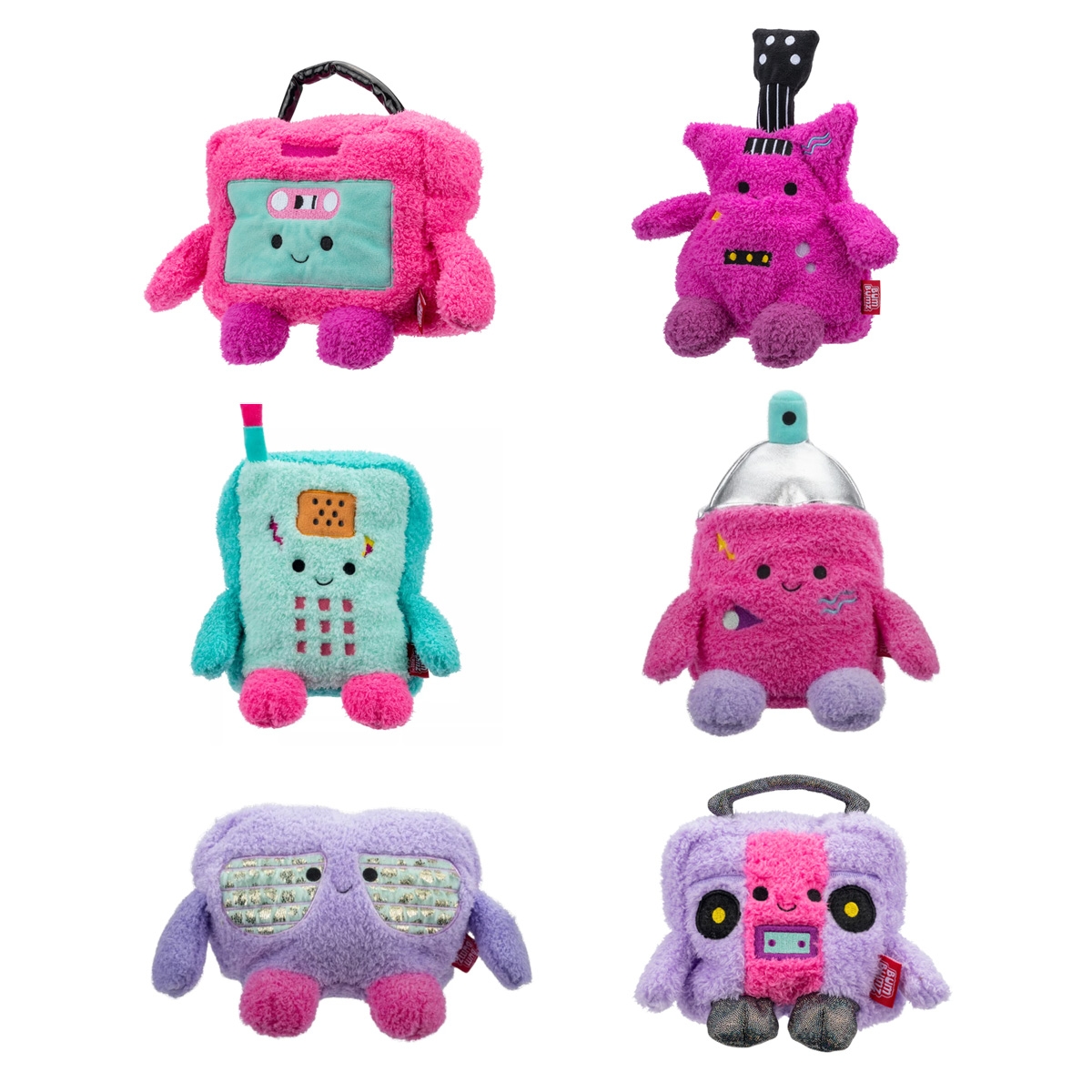 بامبامز لعبة ناعمة متنوعة ريترو بامز السلسلة 2 بحجم 7.5 إنش للجنسين، 3-4 سنوات