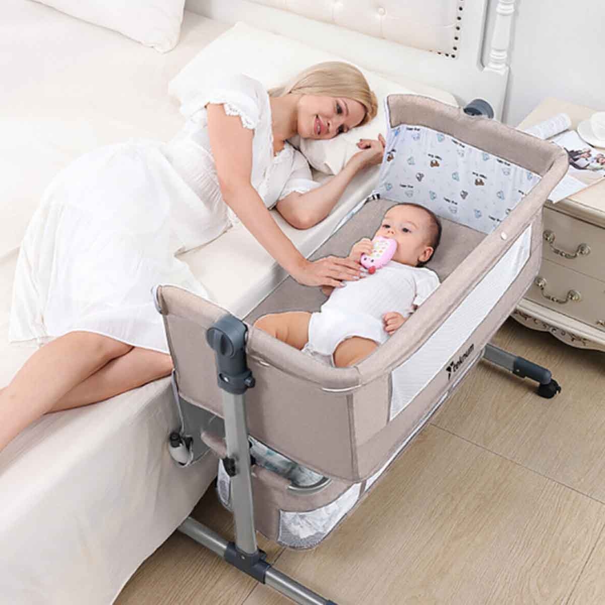 تكنم سرير أطفال خشبي بتصميم أوروبي