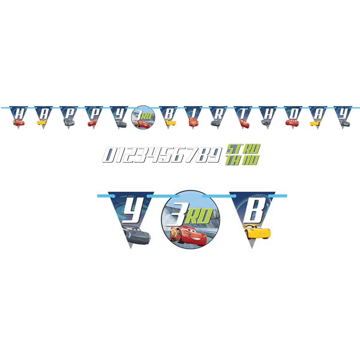 ديزني آند بيكسار كارز 3 لافتة حروف كبيرة