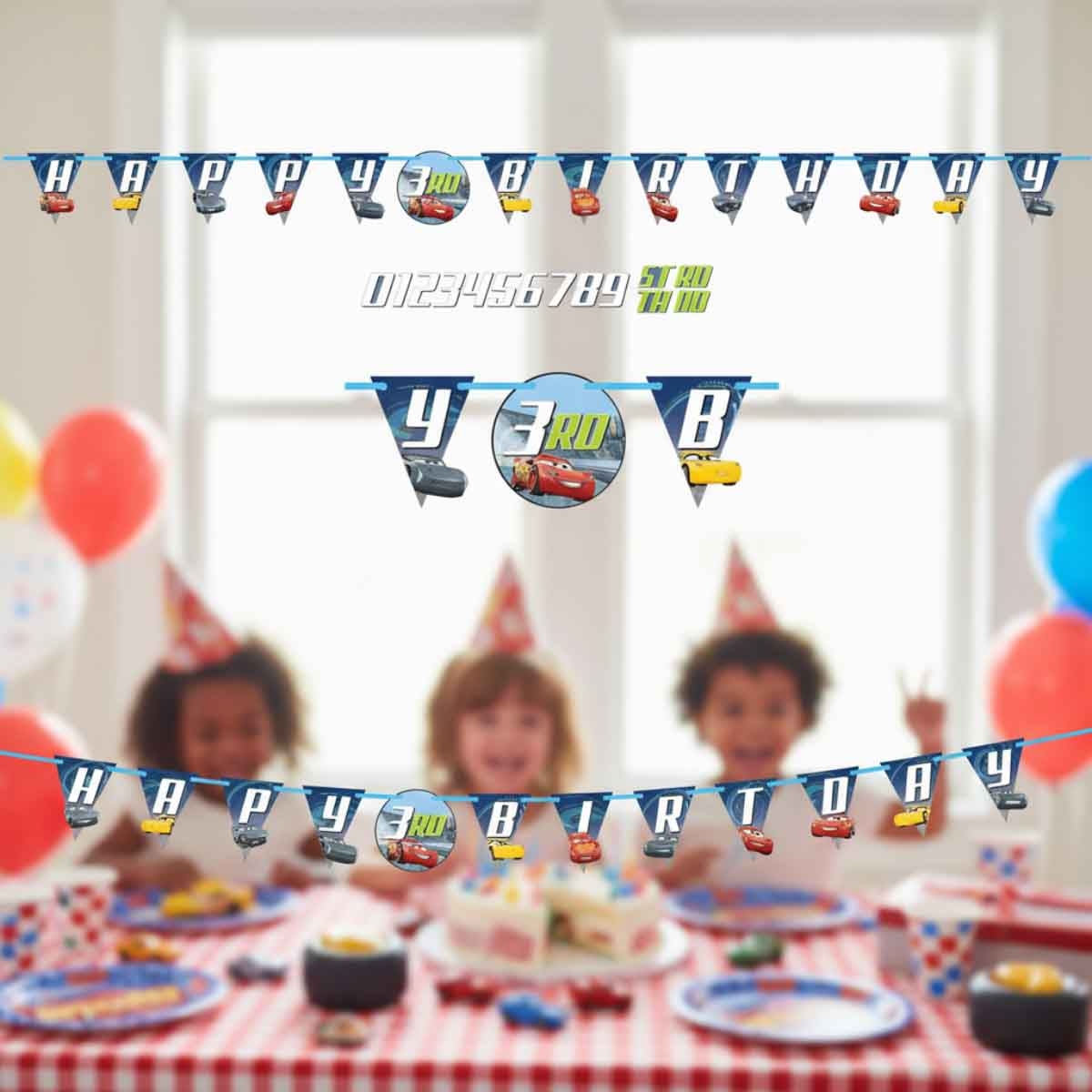 ديزني آند بيكسار كارز 3 لافتة حروف كبيرة