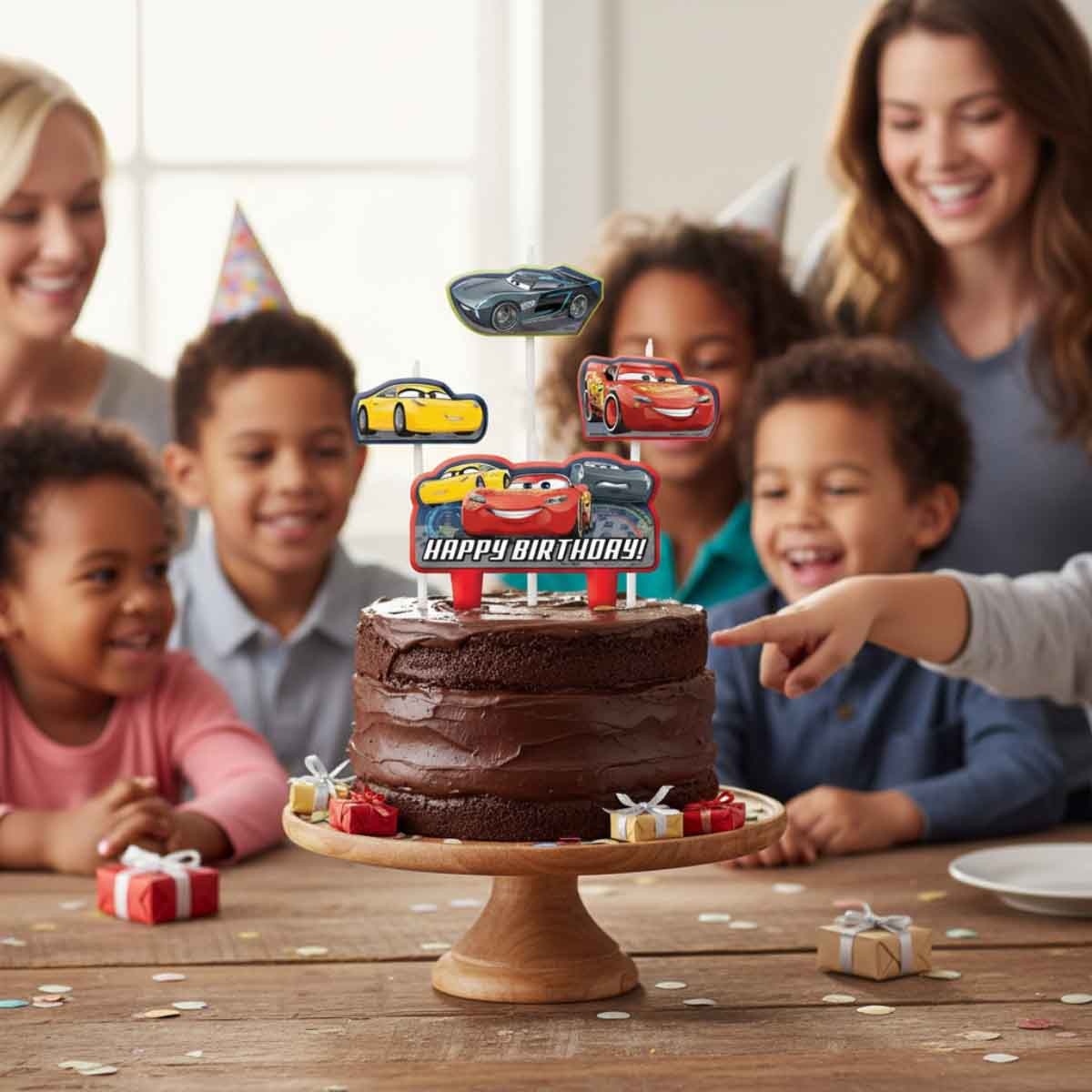 ديزني آند بيكسار كارز مجموعة شموع عيد ميلاد