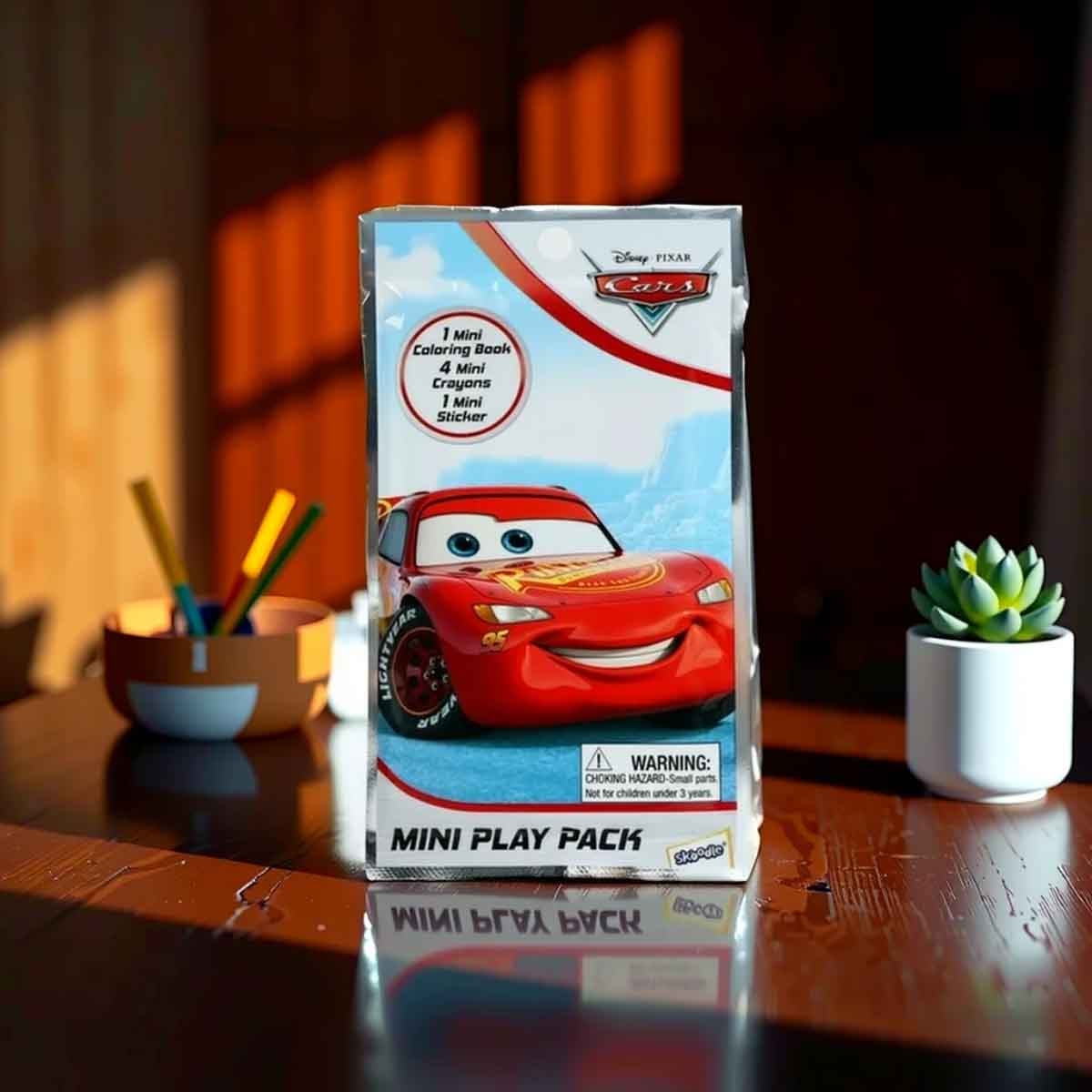 ديزني وبيكسار كارز مجموعة لعب مصغرة للجنسين، عمر 3-4 سنوات