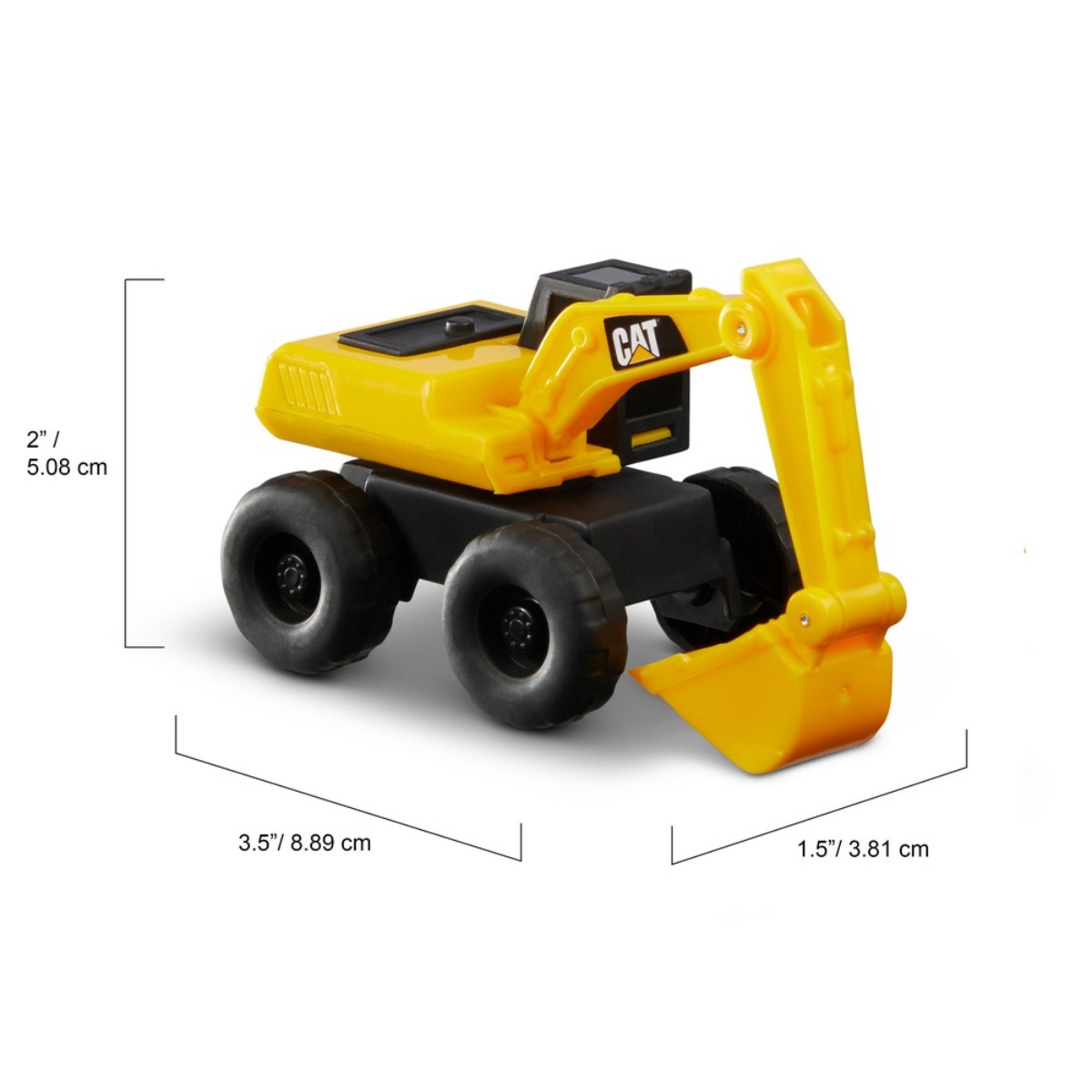 كات مجموعة من 5 مركبات بناء آلات صغيرة 3 إنش للجنسين، 3-4 سنوات