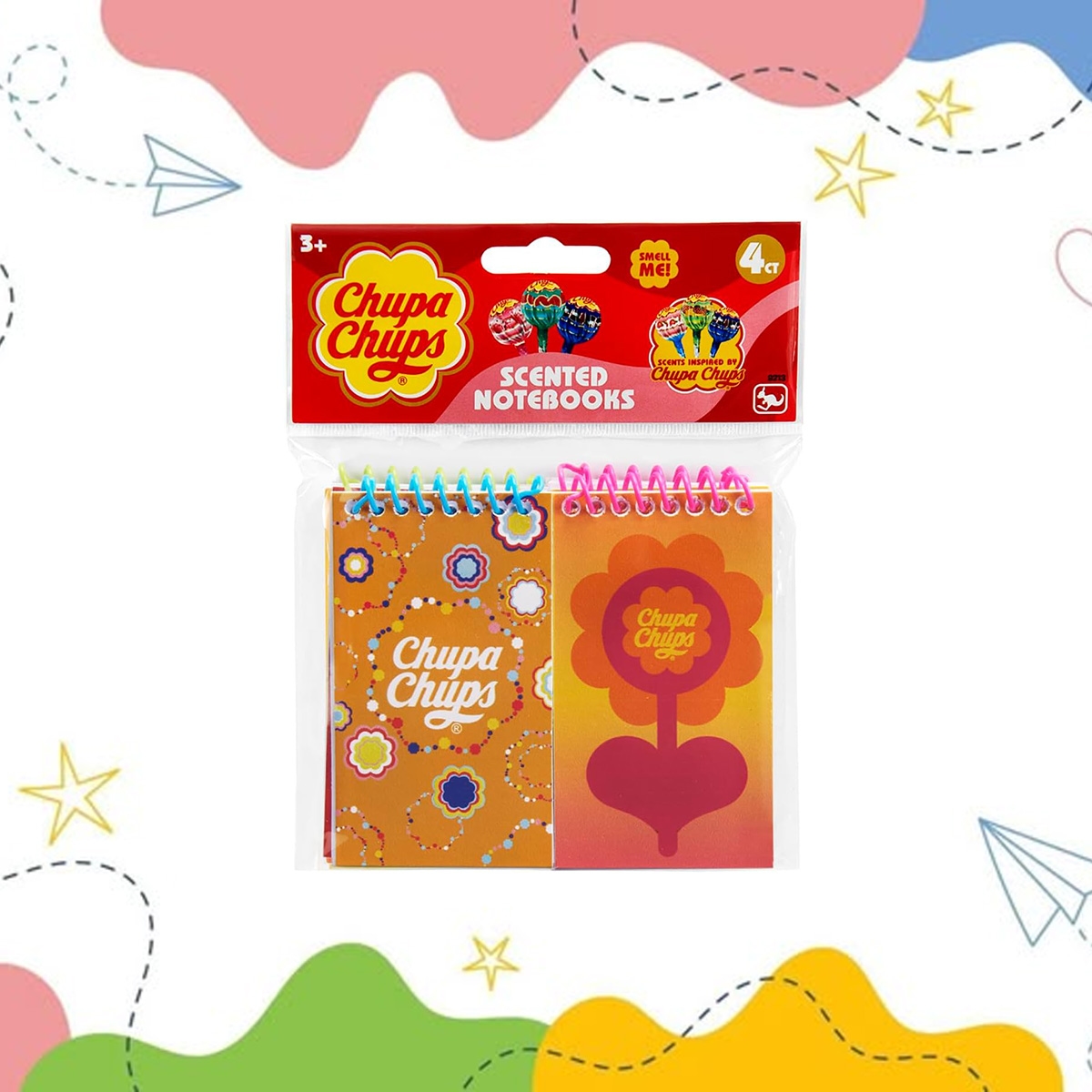شوبا تشوبس دفاتر ملاحظات معطرة عدد 4 للجنسين، 3-4 سنوات