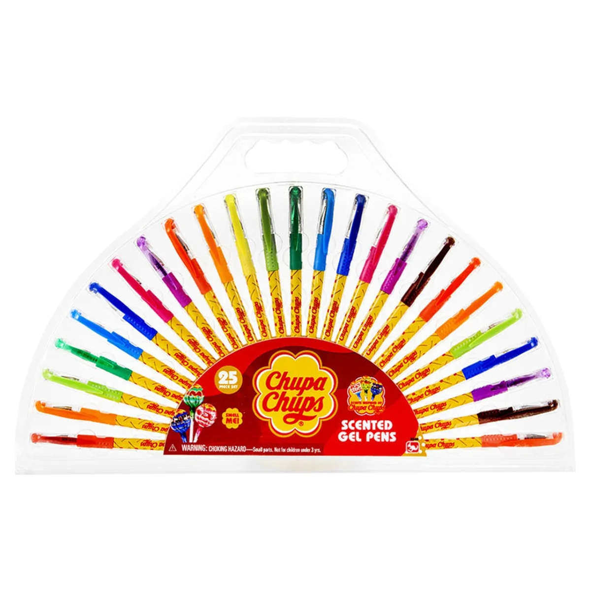 شوبا تشوبس أقلام جل معطرة للجنسين، 3-4 سنوات، مجموعة من 25