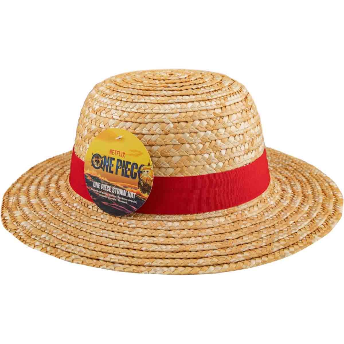 سينيريبليكاس قبعة لوفي القشية من ون بيس للأولاد، من عمر 13 سنة فما فوق