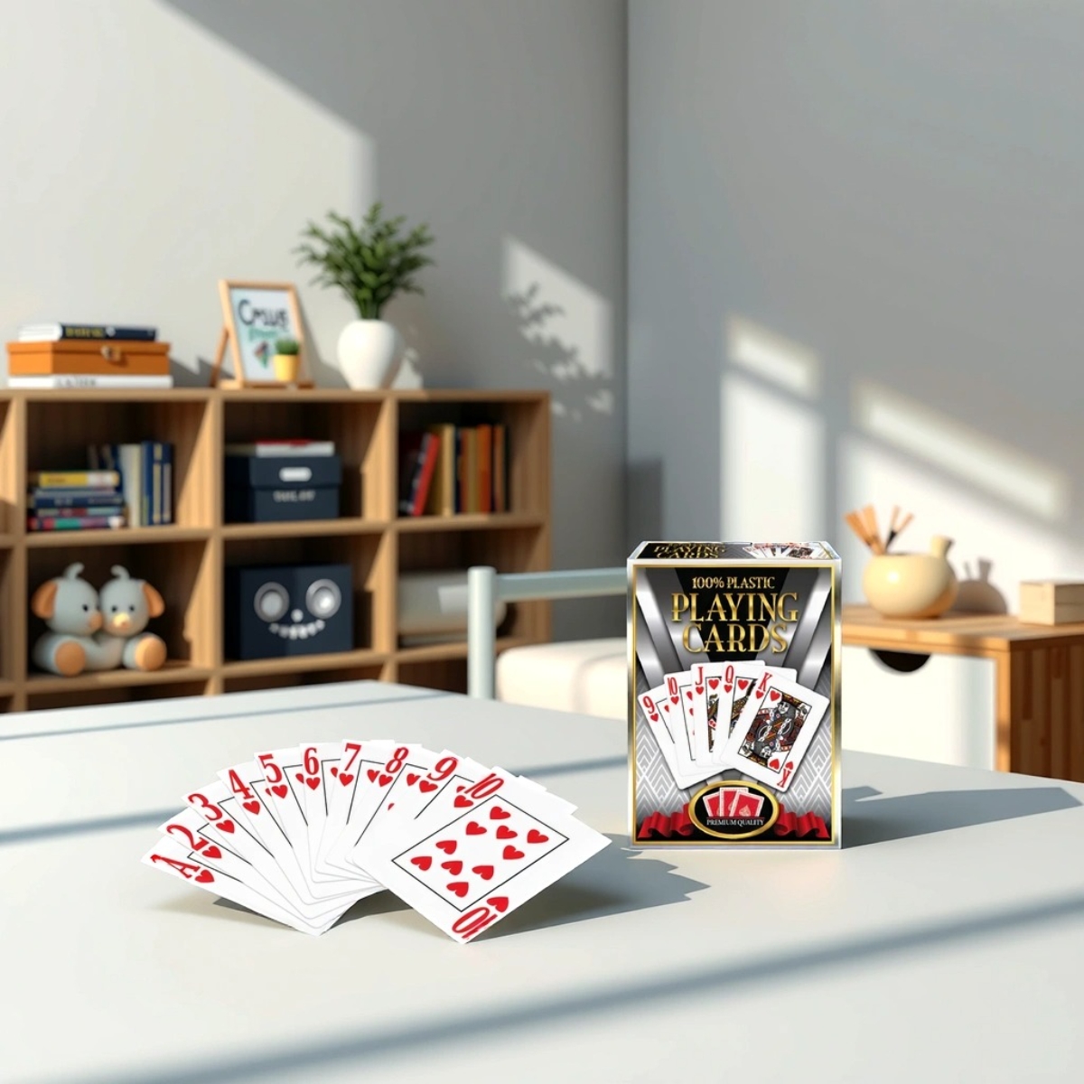 كلاسيك جيمز أوراق لعب بلاستيكية 100% للجنسين، 5-7 سنوات