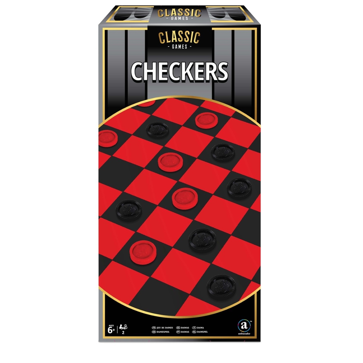 كلاسيك جيمز دامَة (أساسي) لعبة لوحية للجنسين، 5-7 سنوات