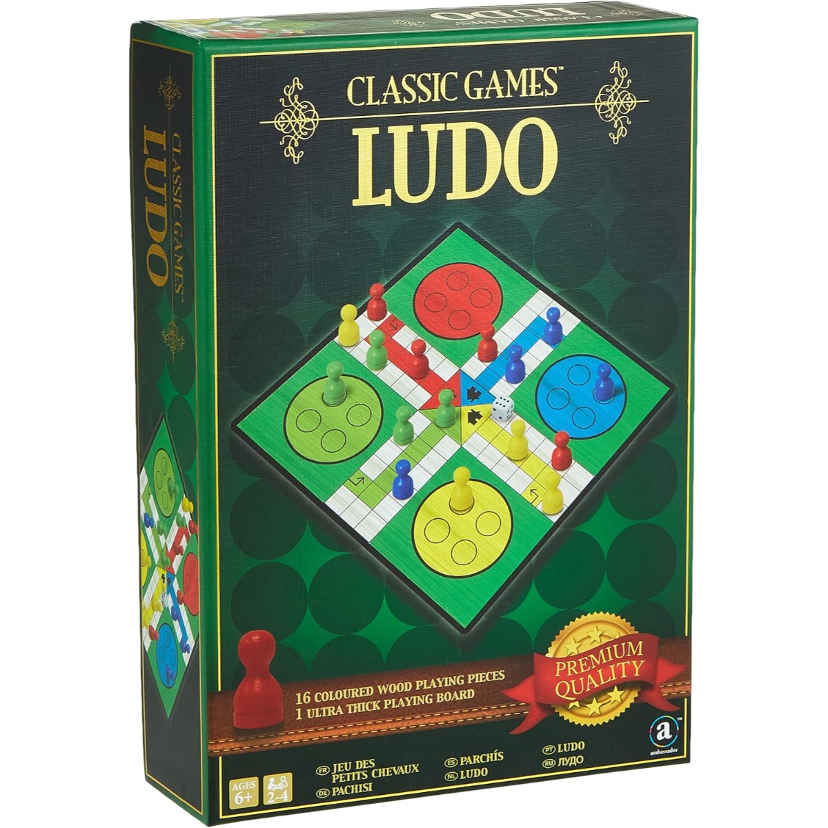 كلاسيك جيمز لعبة لودو لوحية للجنسين، 5-7 سنوات