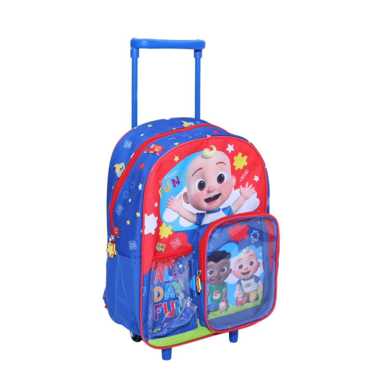 كوكوميلون جونيور مجموعة حقيبة ترولي وظهر مقاس 14 انش مع صندوق غداء وزجاجة ماء