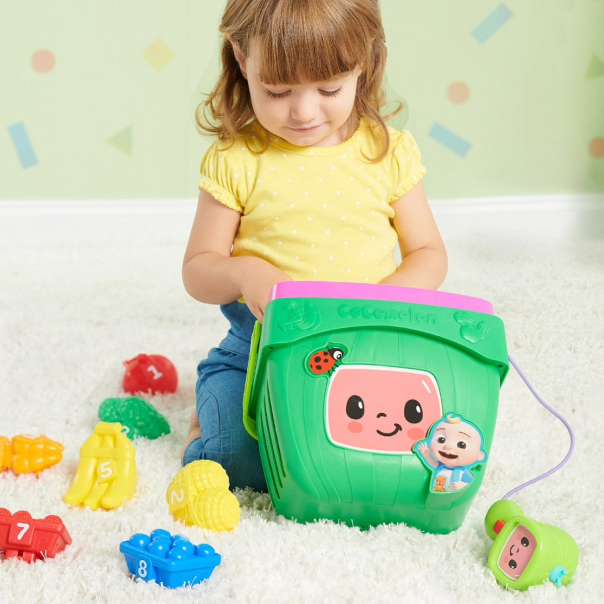 كوكوميلون سلة خضروات تعليمية ممتعة للأطفال، 0-2 سنوات