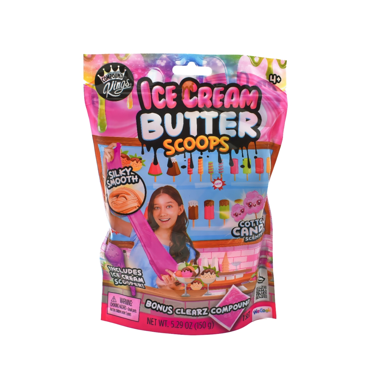 كومباوند كينغز طين سلايم برائحة كوتون كاندي للجنسين، 5-7 سنوات