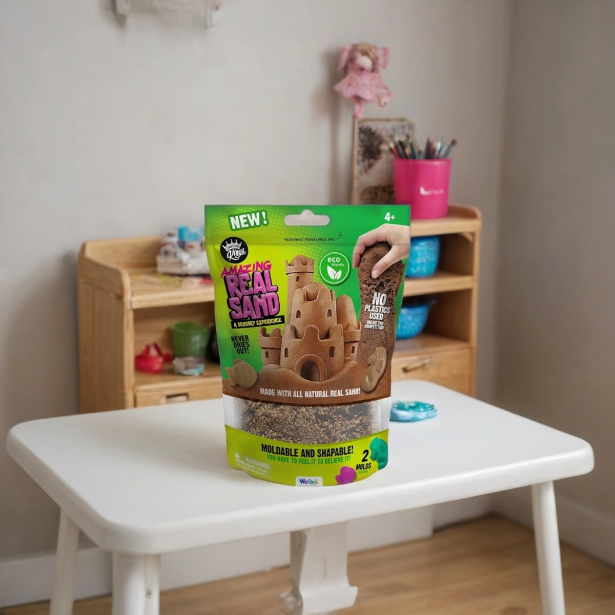 كومباوند كينغز كيس رمل حقيقي للجنسين، 5-7 سنوات