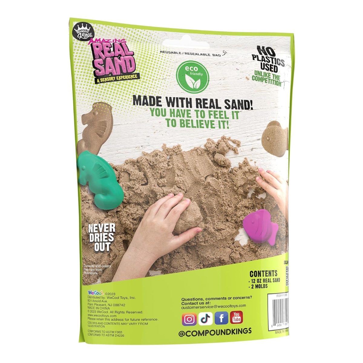 كومباوند كينغز كيس رمل حقيقي للجنسين، 5-7 سنوات