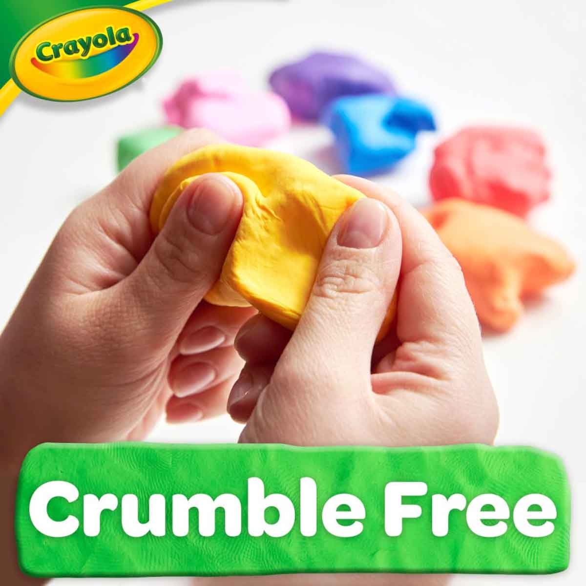 كرايولا دلو معجون فائق النعومة بلون برتقالي بوزن 1.36 كغ للجنسين، من عمر 3 إلى 4 سنوات