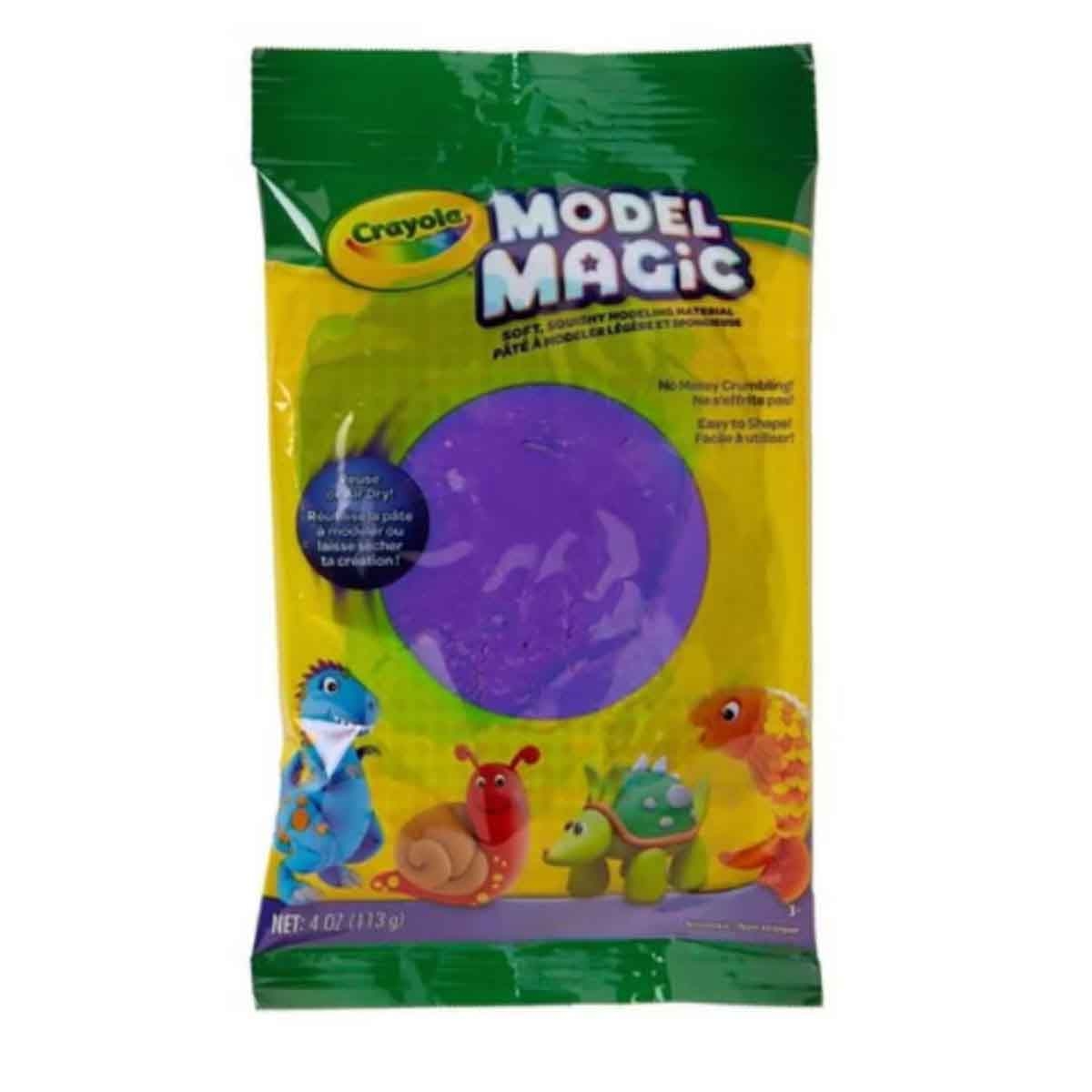 كرايولا موديل ماجيك طين تشكيل بنفسجي 4 أونص للجنسين، 3-4 سنوات