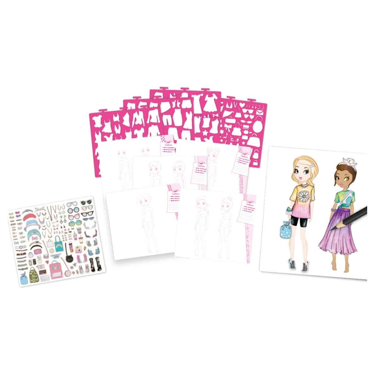 كرايولا مجموعة بيتس سكريبل سكرابي مع طقم تصميم الأزياء، للجنسين، 8-10 سنوات