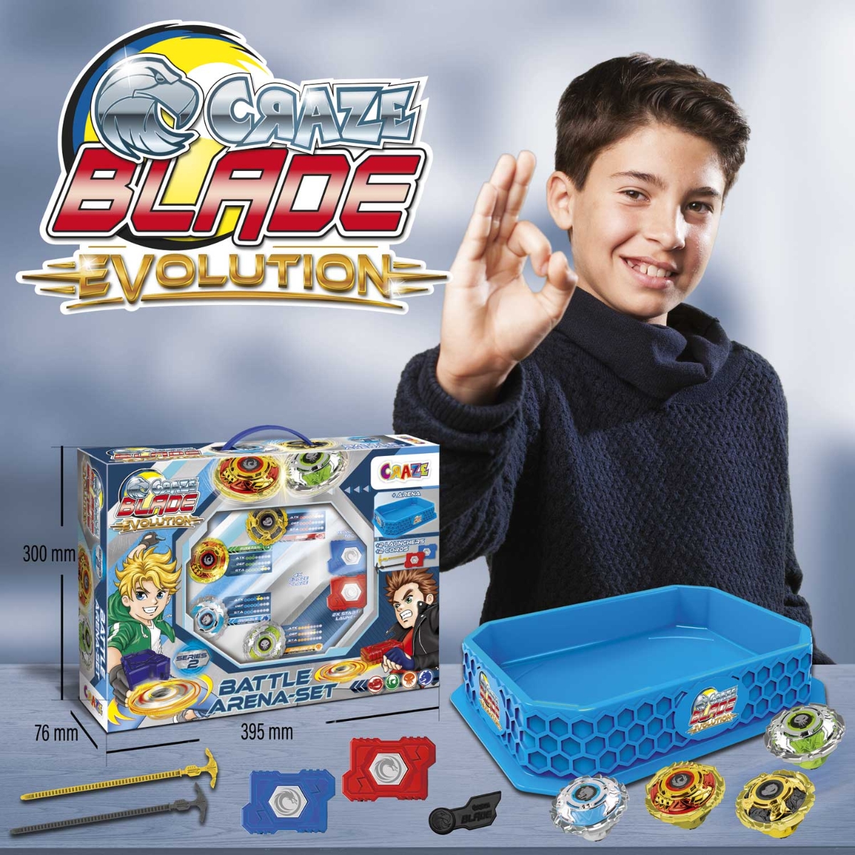 كريز مجموعة معركة الأرينا للبلبل الدوار للجنسين، 3-4 سنوات