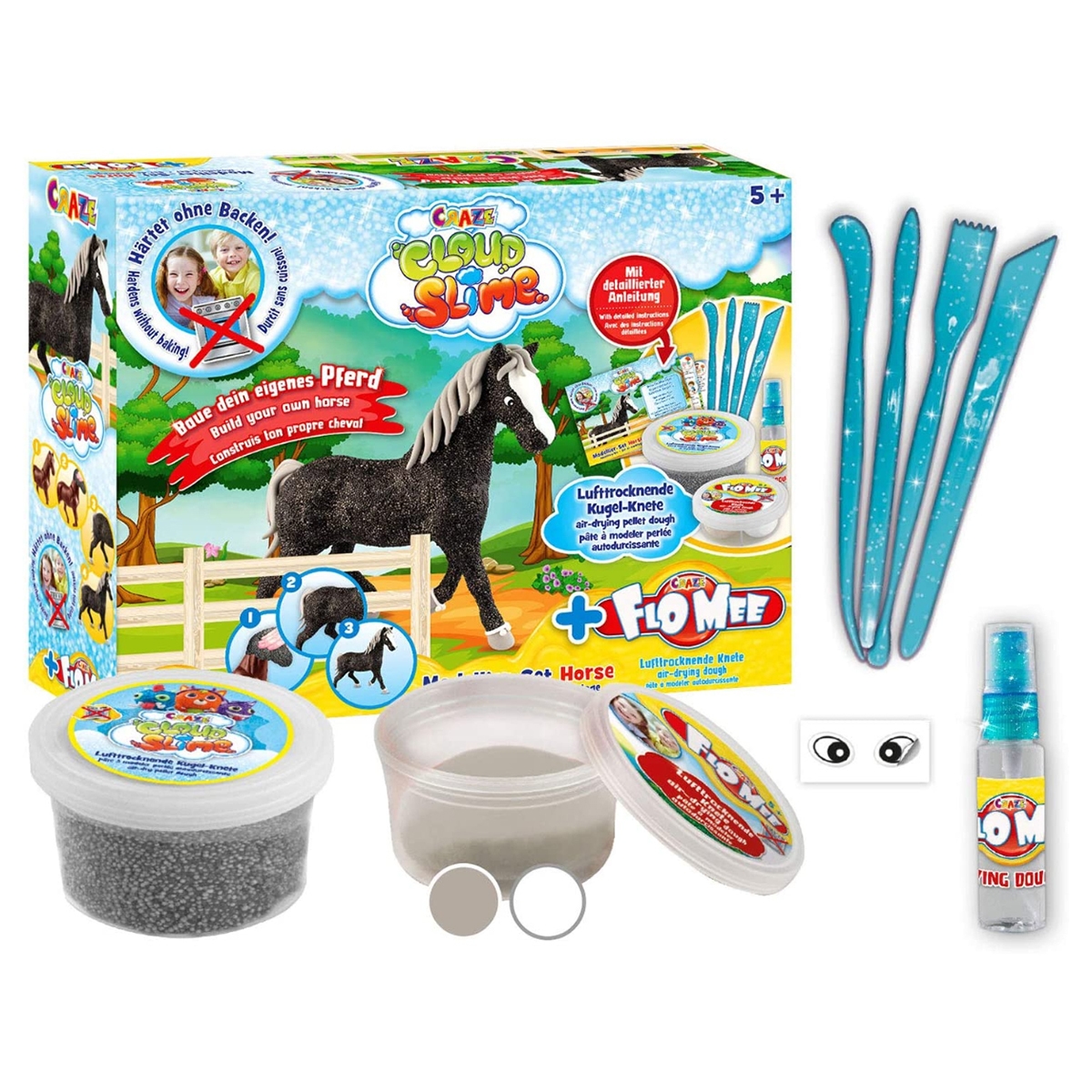 كريز مجموعة سلايم سحابي الحصان للجنسين، 5-7 سنوات