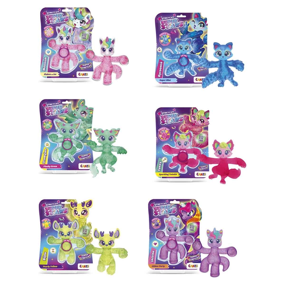 كريز مجموعة السلايم السحري مع لعبة التمدد المتنوعة وكرة الارتداد وابوبا، للجنسين، 3-4 سنوات