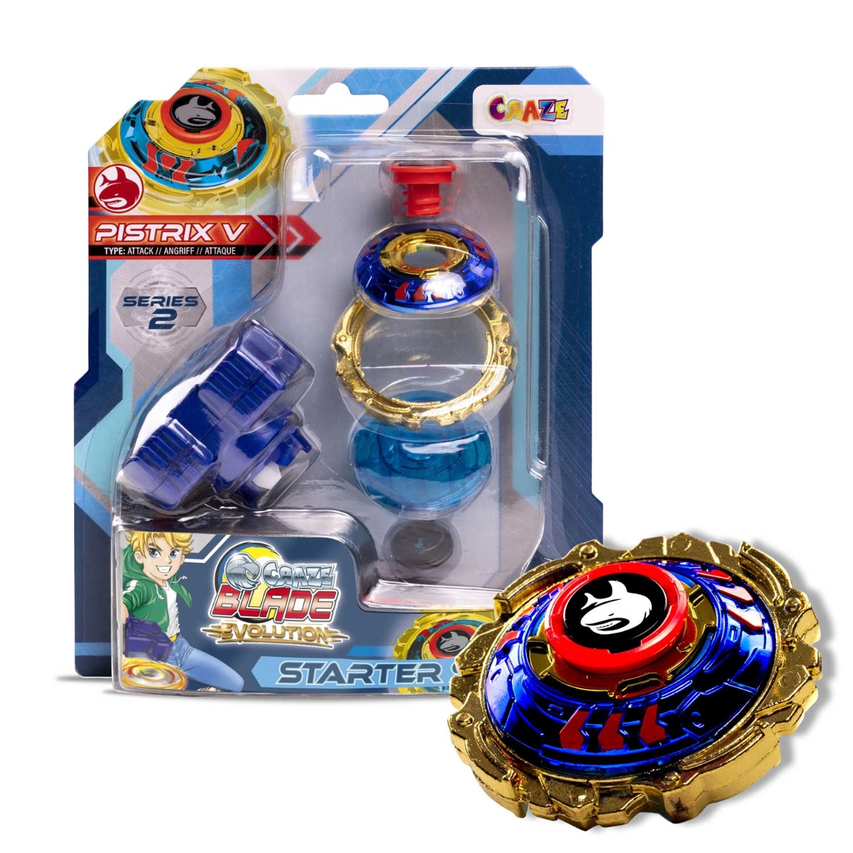 كريز مجموعة بداية بليد دوار متنوع إيفولوشن للجنسين، 5-7 سنوات