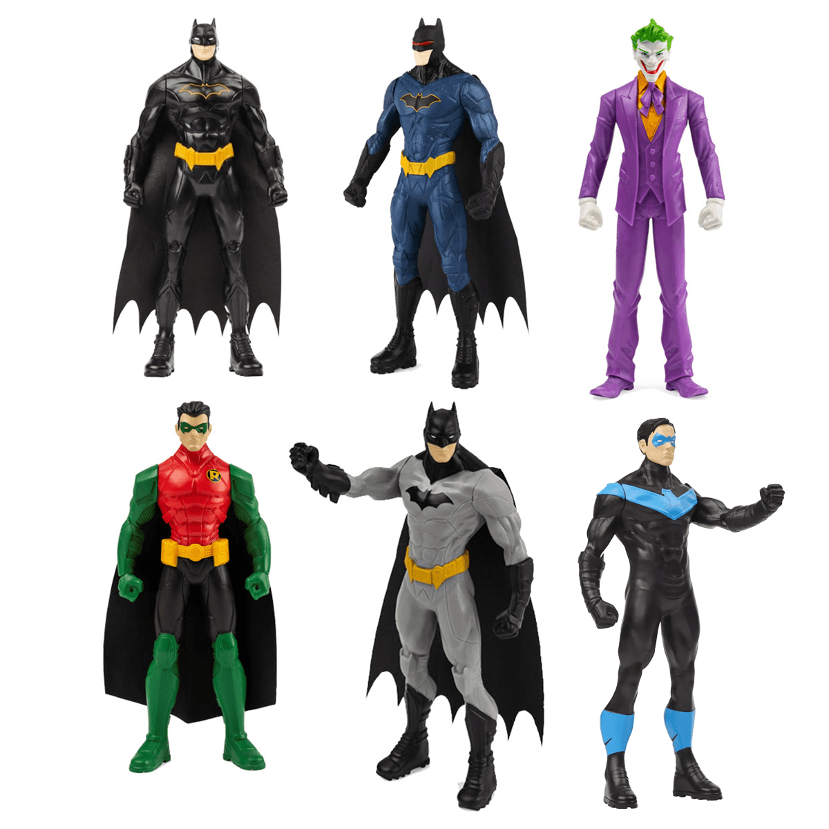 دي سي كوميكس مجسمات حركة منوّعة 6 إنش للأولاد، 3-4 سنوات