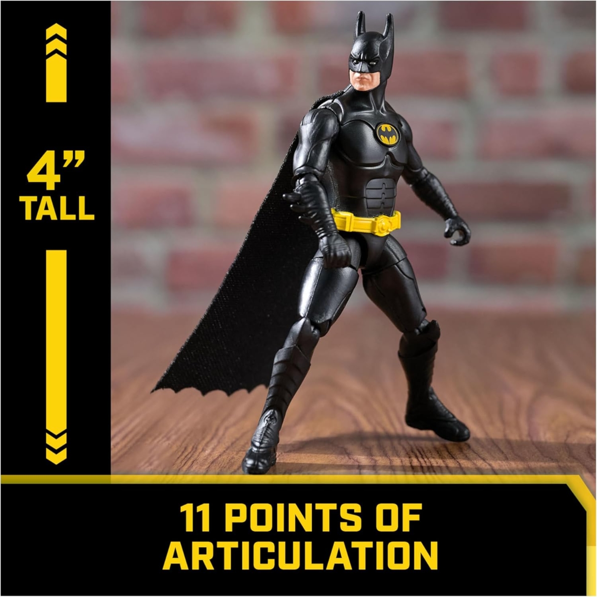 دي سي كوميكس مجموعة باتمان ريتيرنز - باتوينج مع دمية باتمان للجنسين، 3-4 سنوات