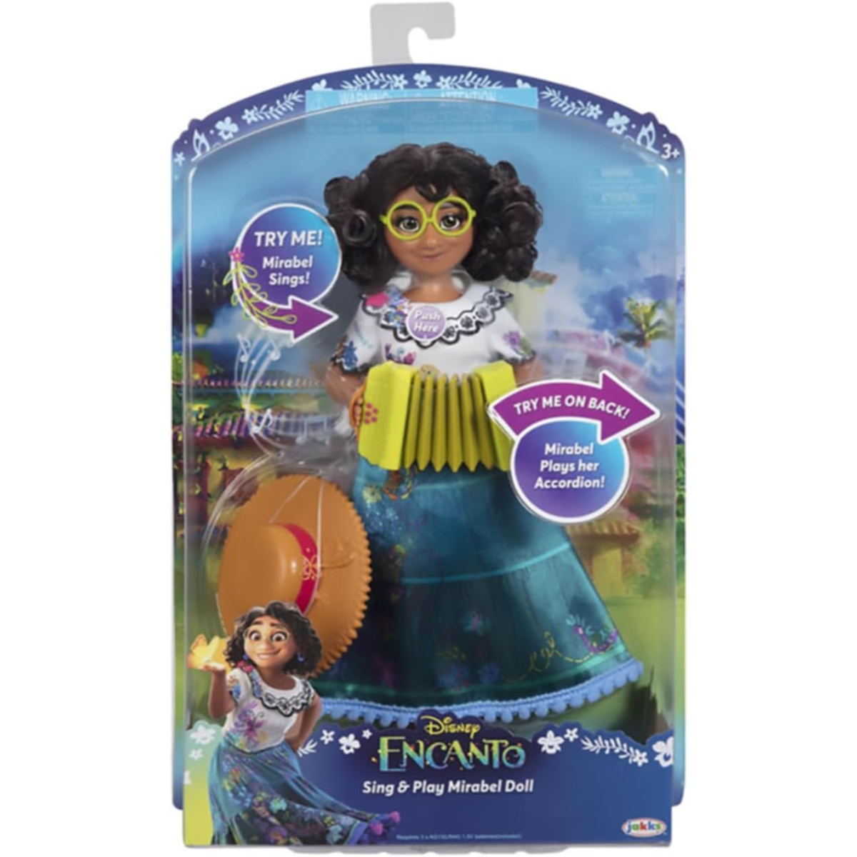 ديزني إنكانتو دمية أزياء ميرا بيل الغنائية للبنات، 3-4 سنوات