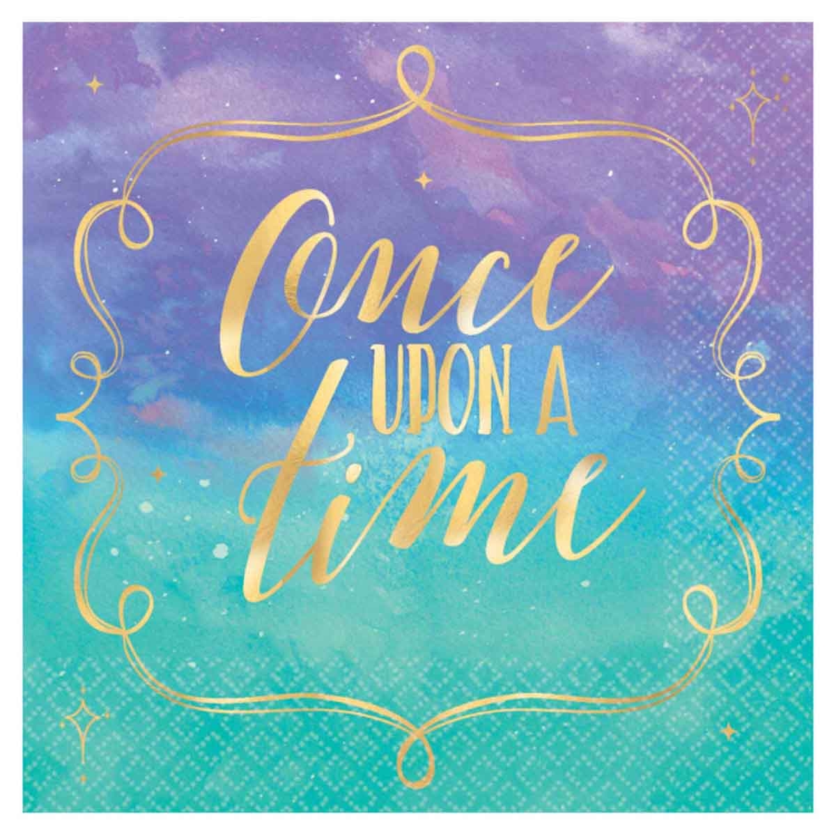 ديزني برنسيس مجموعة 16-قطعة مناديل مشروبات مطبوعة حرارياً