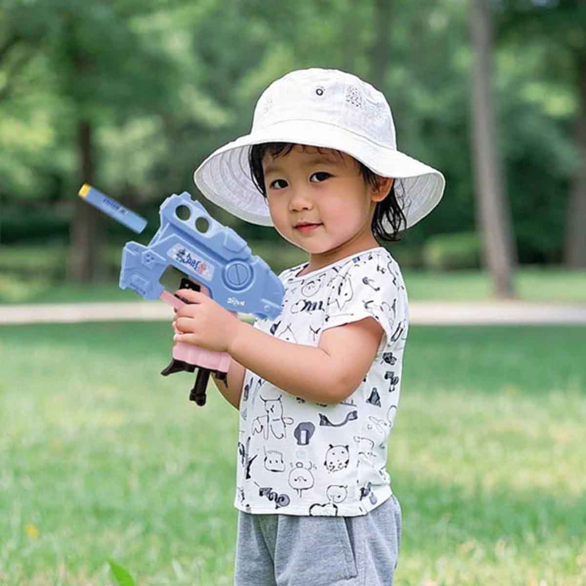 ديزني ستيتش مسدس فوم جونيور إكسبلورر مع 3 سهام، للجنسين، 3-4 سنوات