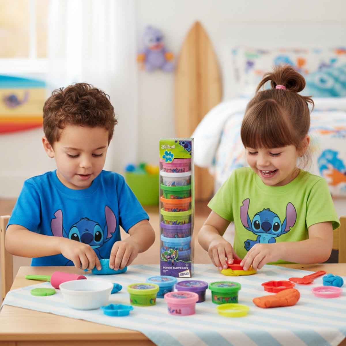 ديزني ستيتش مجموعة حفلة للأطفال بعمر 3-4 سنوات (عدد 10)