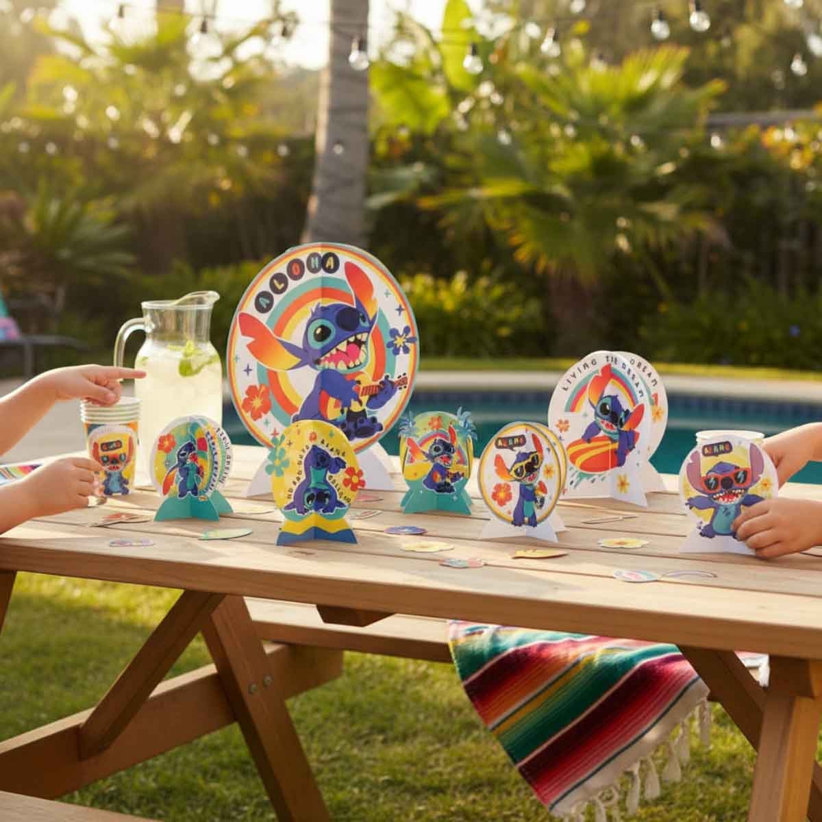 ديزني ستيتش مجموعة تزيين وسط الطاولة