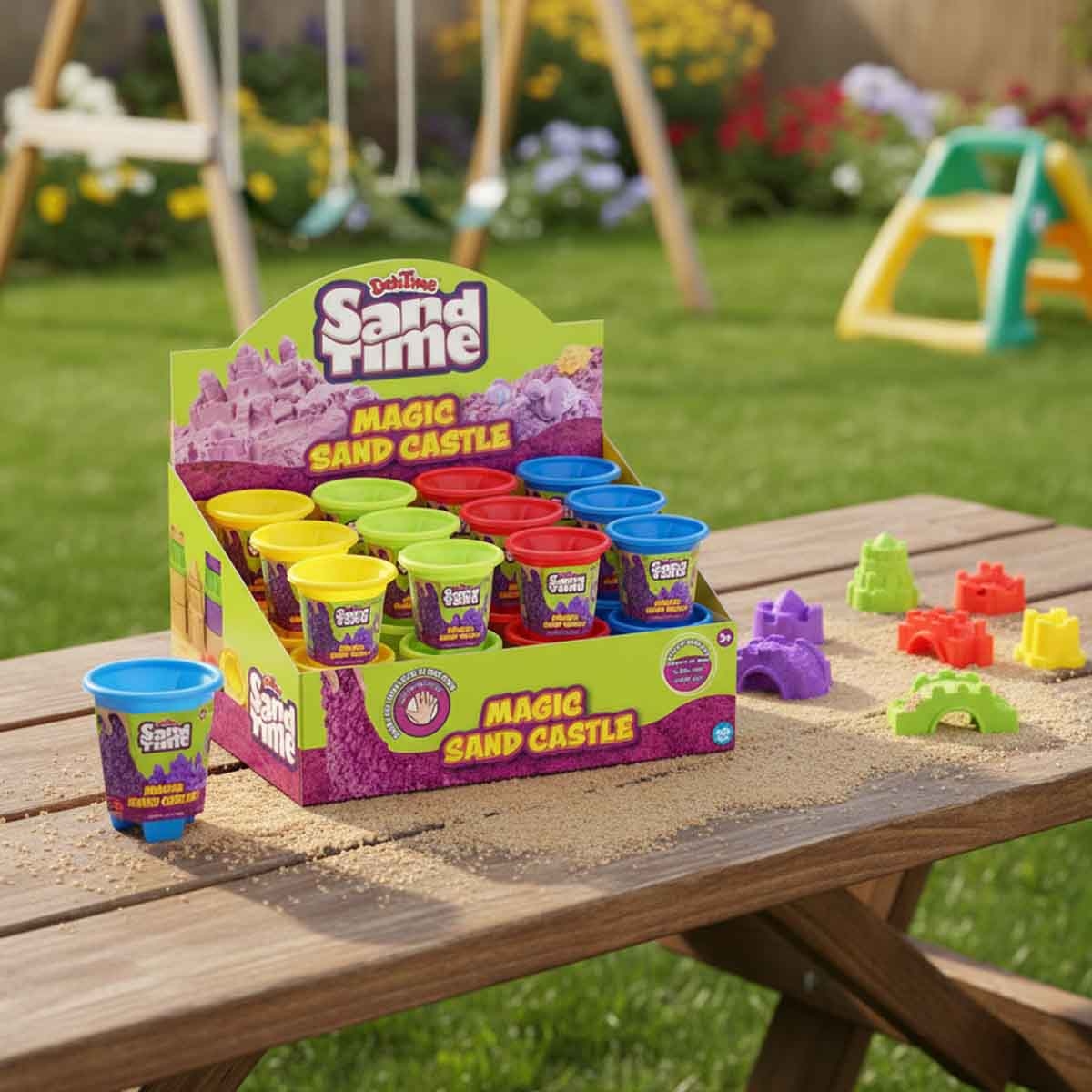 دو تايم برطمان رمل 142غ قلعة سحرية منوع للجنسين، 3-4 سنوات