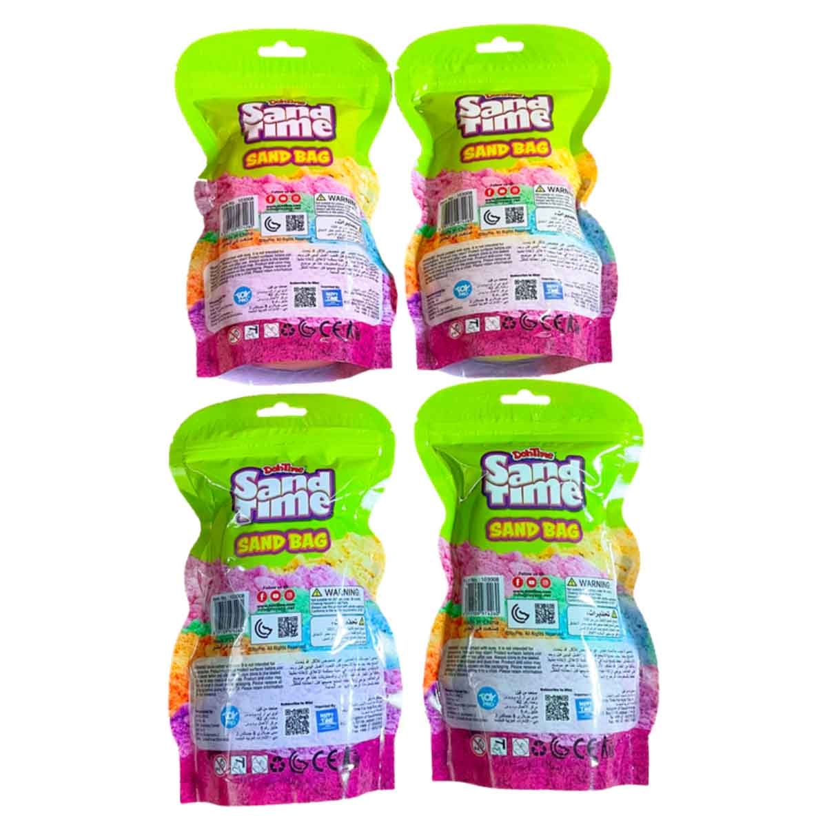 دوه تايم مجموعة رمل بأربعة ألوان وزن 24 أونصة، للجنسين، للأعمار من 3 إلى 4 سنوات