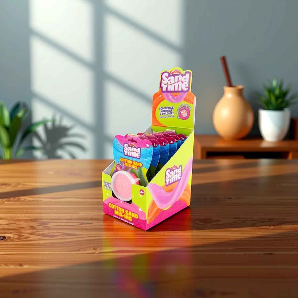 دوه تايم رمل قطني متنوع وزن 2.2 أونصة، للجنسين، للأعمار من 3 إلى 4 سنوات