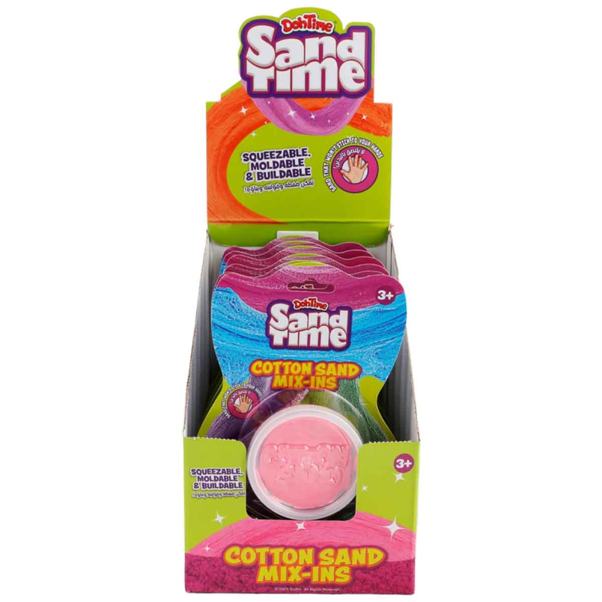 دوه تايم رمل قطني متنوع وزن 2.2 أونصة، للجنسين، للأعمار من 3 إلى 4 سنوات