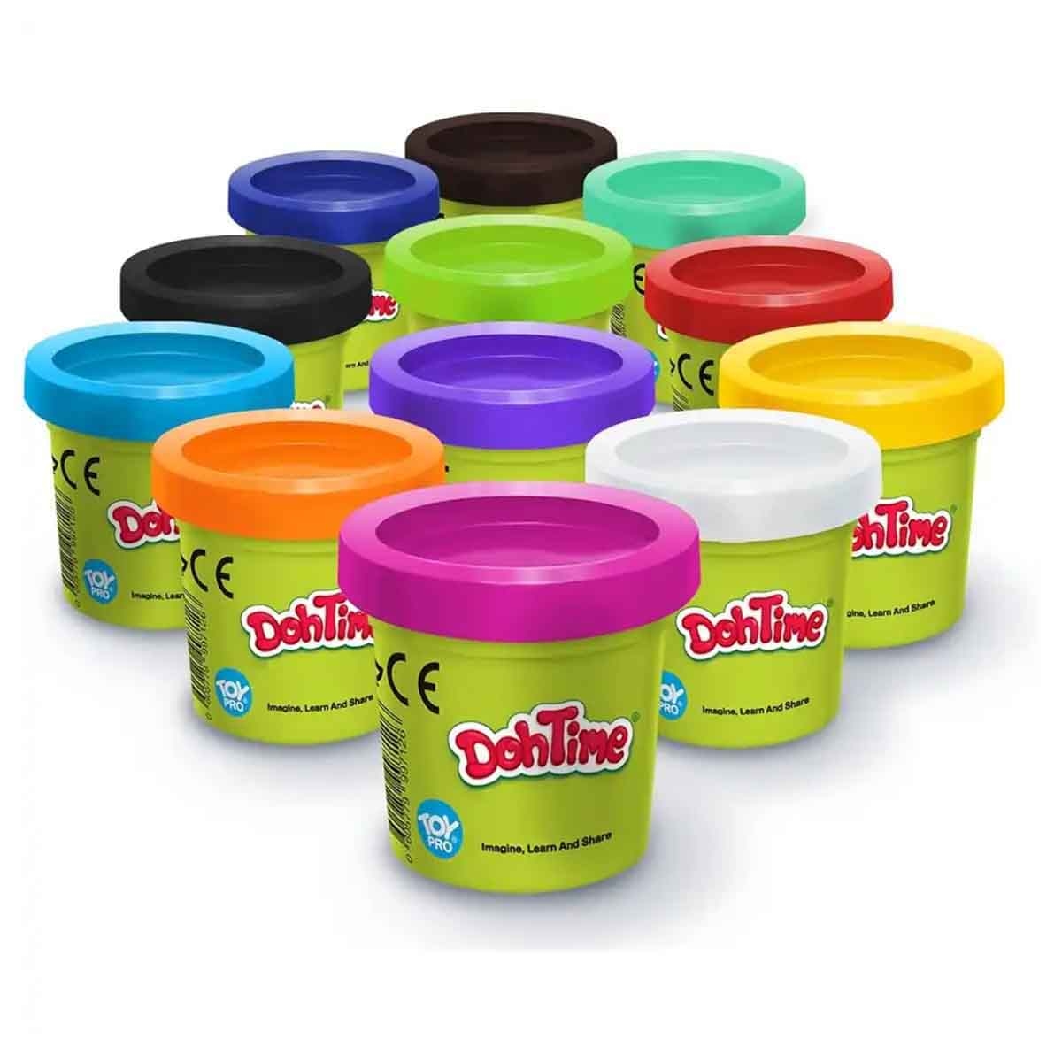 دو تايم عبوة عجين لعب مفردة 3 أونص بتصاميم متنوعة للجنسين، 3-4 سنوات