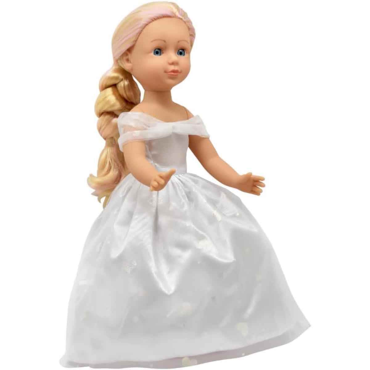 دولز وورلد دمية أزياء لولا 14 إنش بأذرع وأرجل متحركة للبنات، 3-4 سنوات