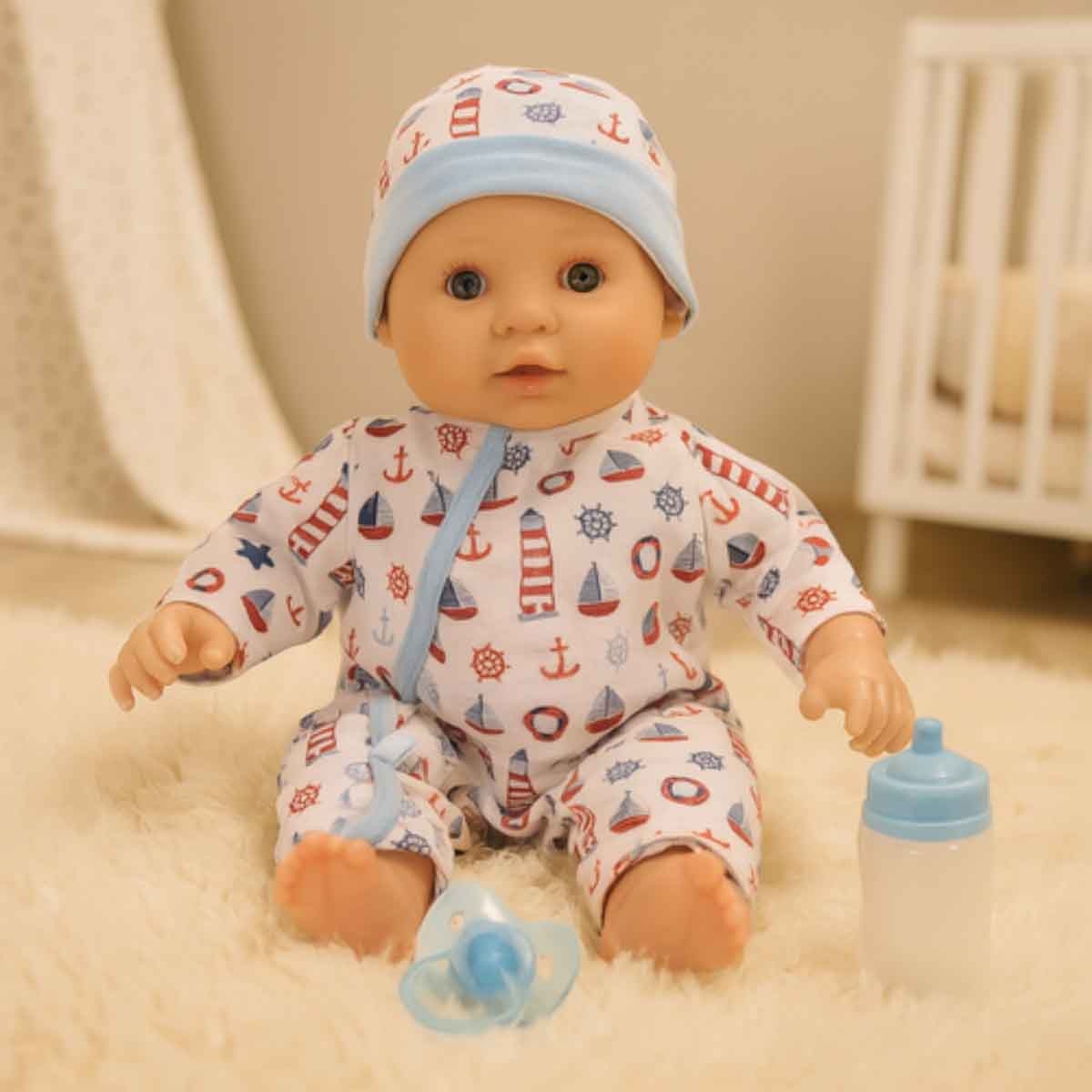 دولز وورلد دمية بيبي جوي ناعمة الجسم 15 إنش للرضع، 0-2 سنوات