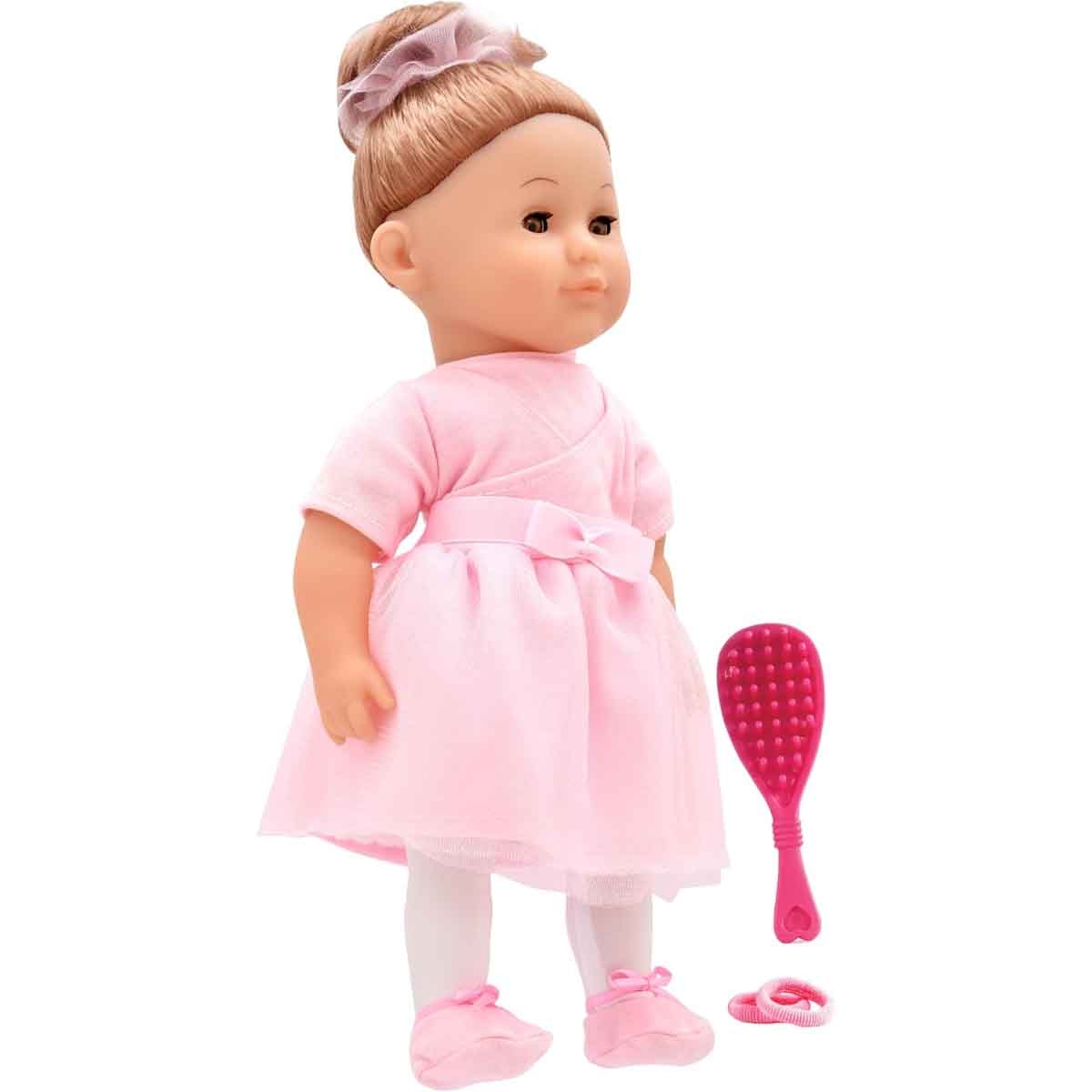 دولز وورلد دمية شارلوت أزياء بشعر ذهبي ناعمة الجسم 14 إنش PKN78210 للرضع، 0-2 سنوات