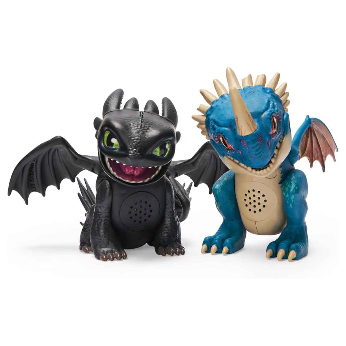 دريم وركس شخصية تنين تفاعلية مصغّرة بحجم 3.5 إنش مجموعة متنوعة للأولاد، 5-7 سنوات