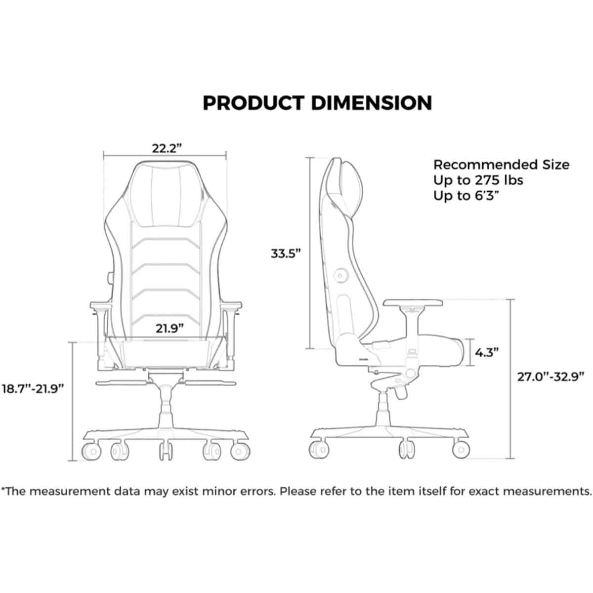 دي إكس ريسر ماستر سيريز أبيض كرسي ألعاب