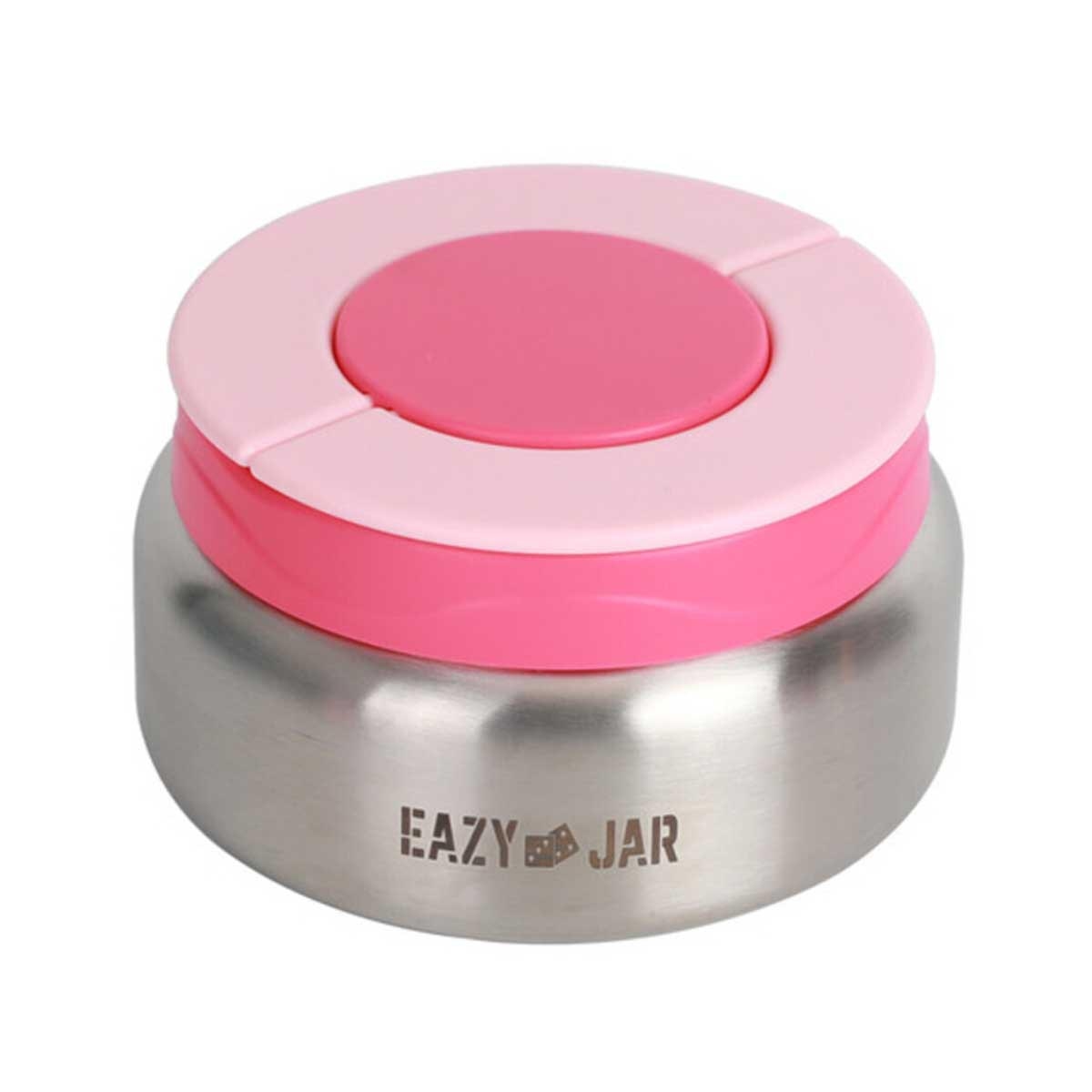 إيزي كيدز علبة غداء بنتو جامبو قابلة للتحويل بـ3/4 أقسام سعة 1600 مل مع وعاء صوص ستانلس ستيل مانع للتسرب 290 مل ومجموعة ملعقة وشوكة مع جراب