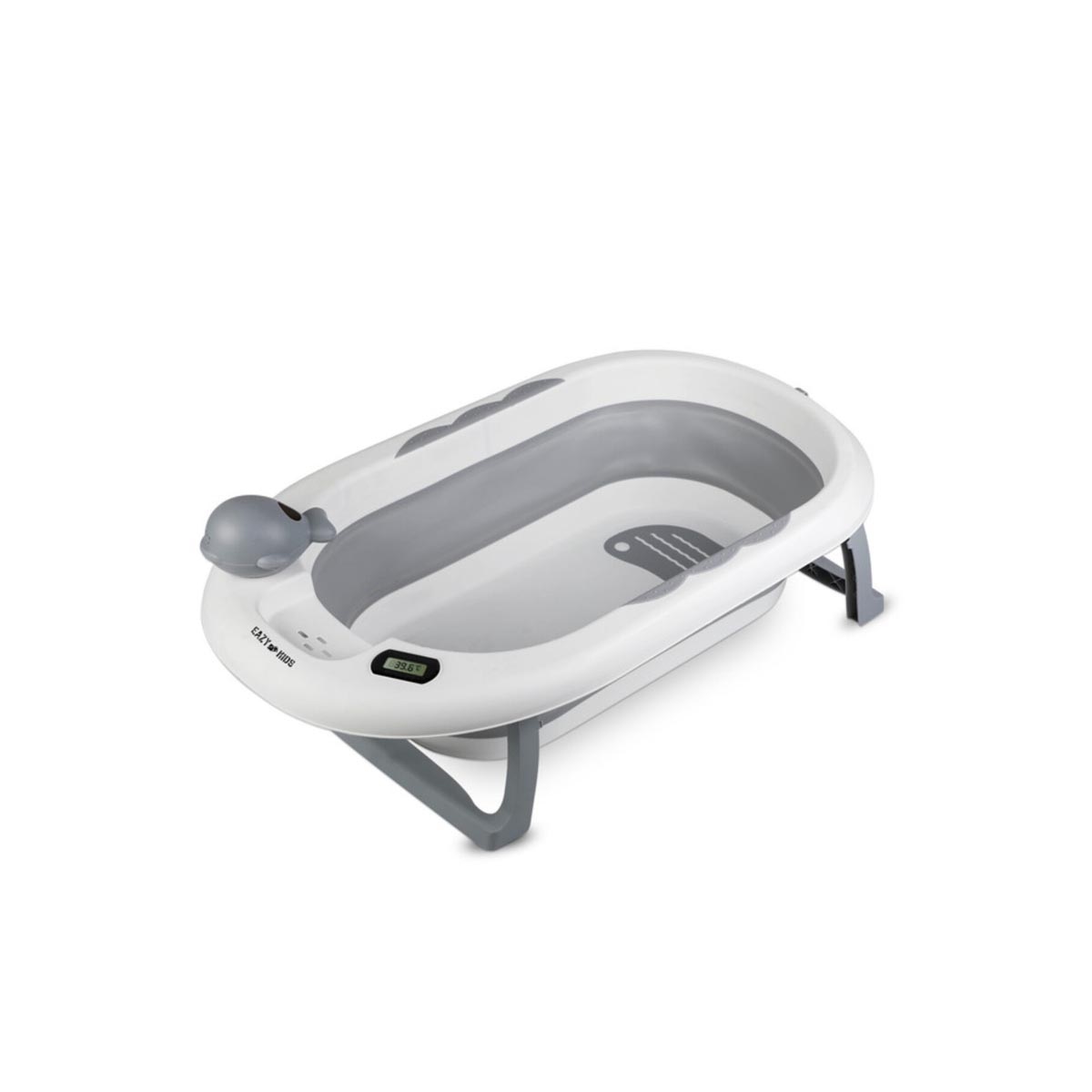 إيزي كيدز حوض استحمام قابل للطي مع تحكم بدرجة الحرارة - للأطفال الصغار، 0-2 سنوات