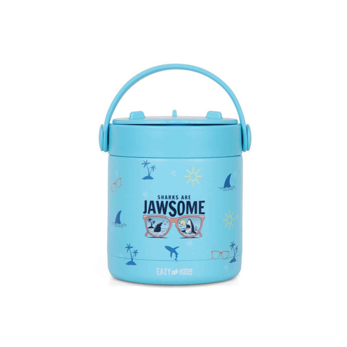 إيزي كيدز برطمان طعام حراري ستانلس ستيل جاوسوم شارك للجنسين، 3-4 سنوات