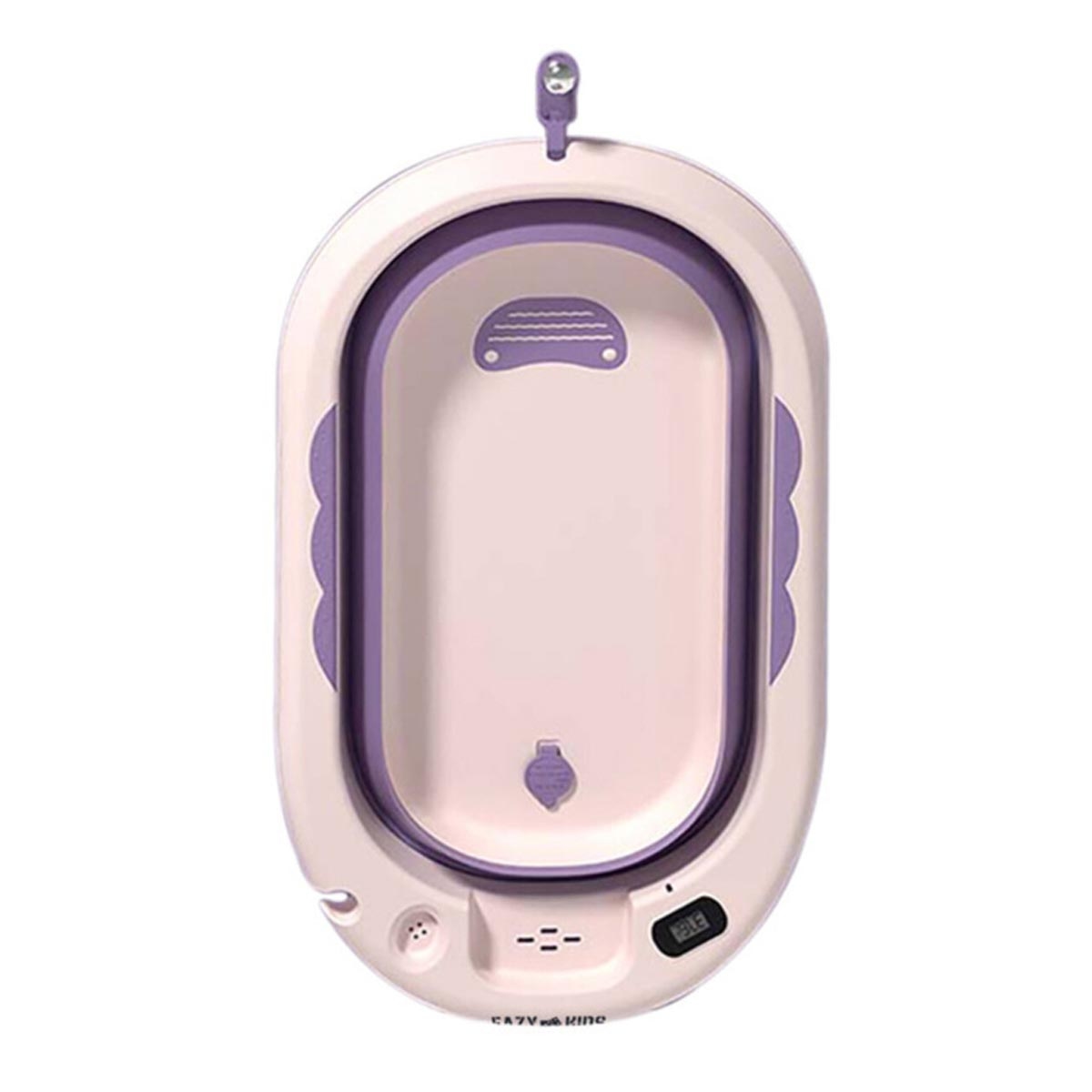 Eazy Kids Temperature Controlled Foldable Bathtub Toddler, 0-2 Years