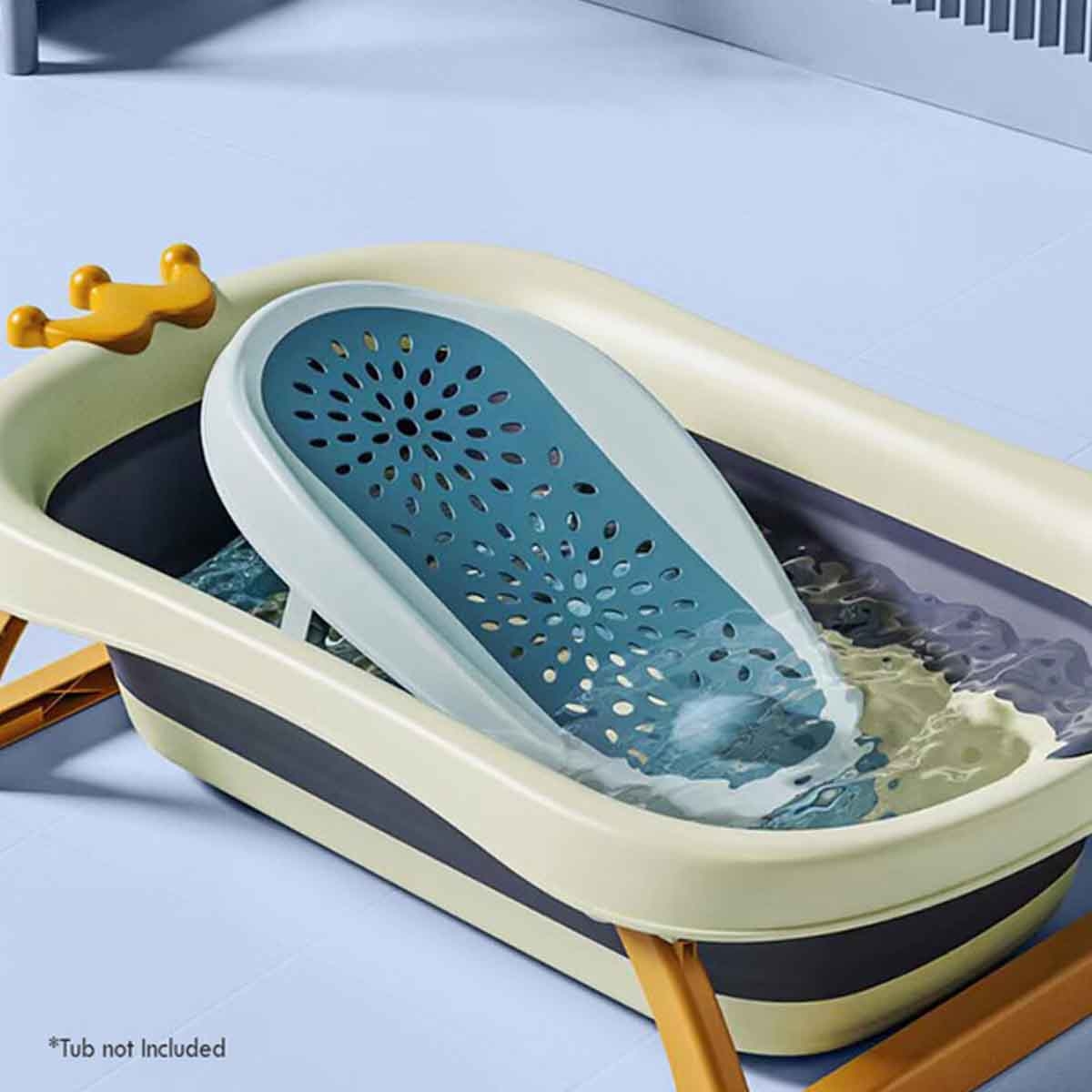 إيزي كيدز مقعد استحمام للأطفال 3 مراحل باللون الأزرق