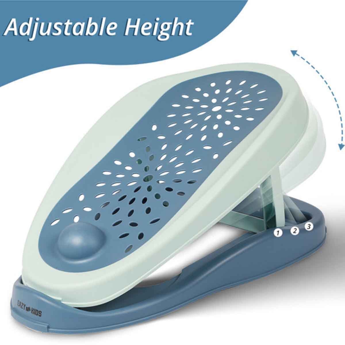 إيزي كيدز مقعد استحمام للأطفال 3 مراحل باللون الأزرق